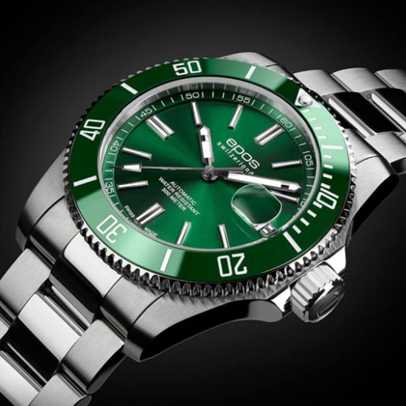 EPOS(エポス)/3504 Diver/ダイバーズウォッチ/3504GR グリーン 腕時計 ...