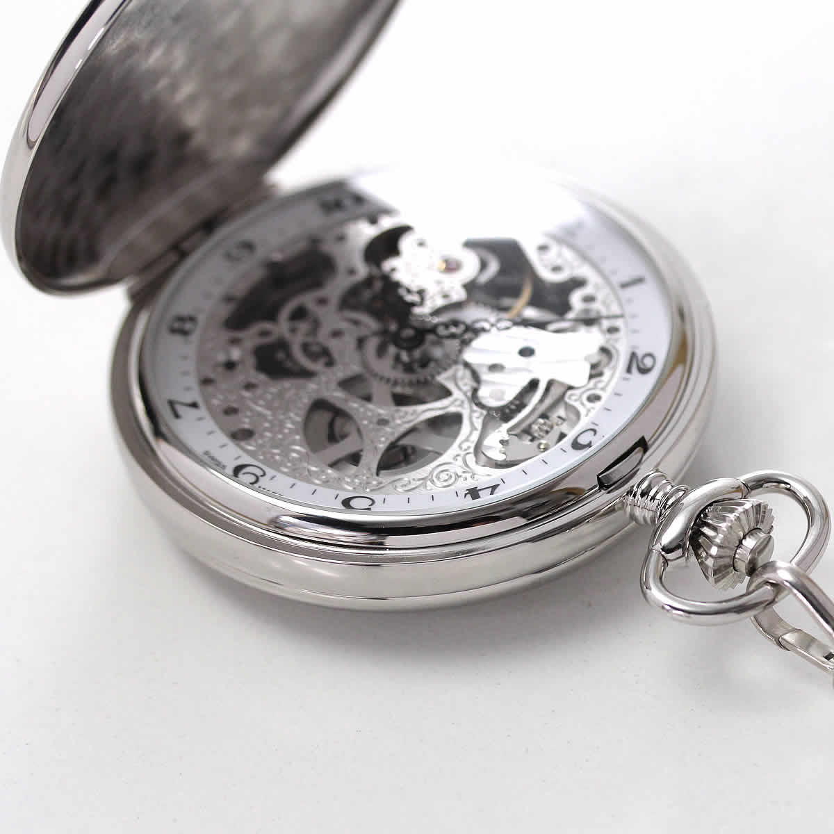 エポス（EPOS)両開き懐中時計 スケルトン 2078P | 時計通販 正美堂時計店