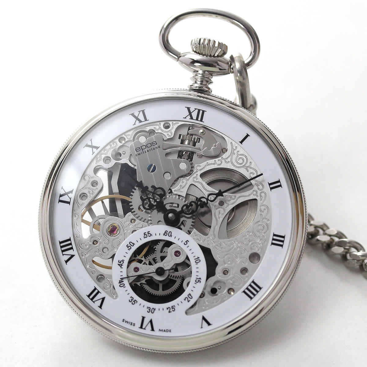 EPOS（エポス）スケルトン 手巻き式 2121R 懐中時計 | 時計通販 正美堂 