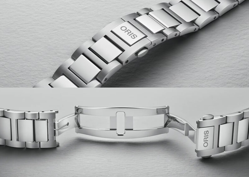 オリス(ORIS) ビッグクラウンポインターデイト 40mm 腕時計 754 7798 4065-07 8 20 06(ブルー)