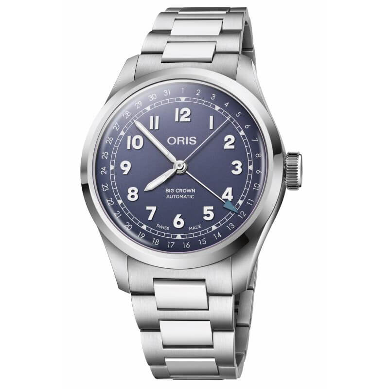 オリス(ORIS) ビッグクラウンポインターデイト 40mm 腕時計 754 7798 4068-07 8 20 06(ライラック)