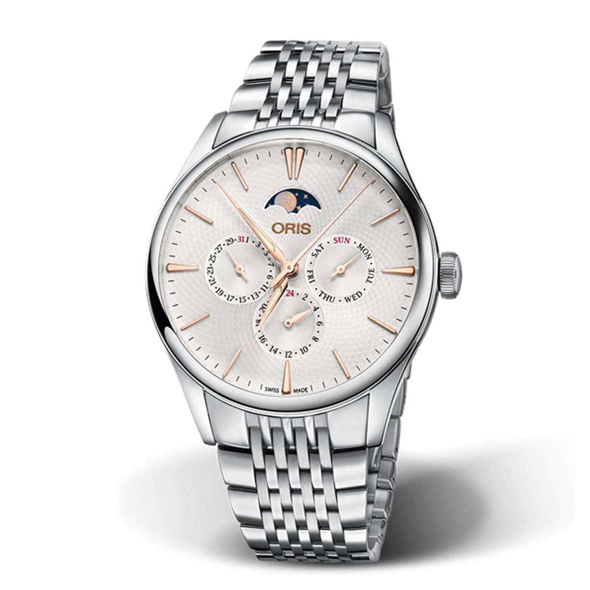 オリス ORIS アートリエ コンプリケーション ムーンフェイズ 腕時計 - 時計