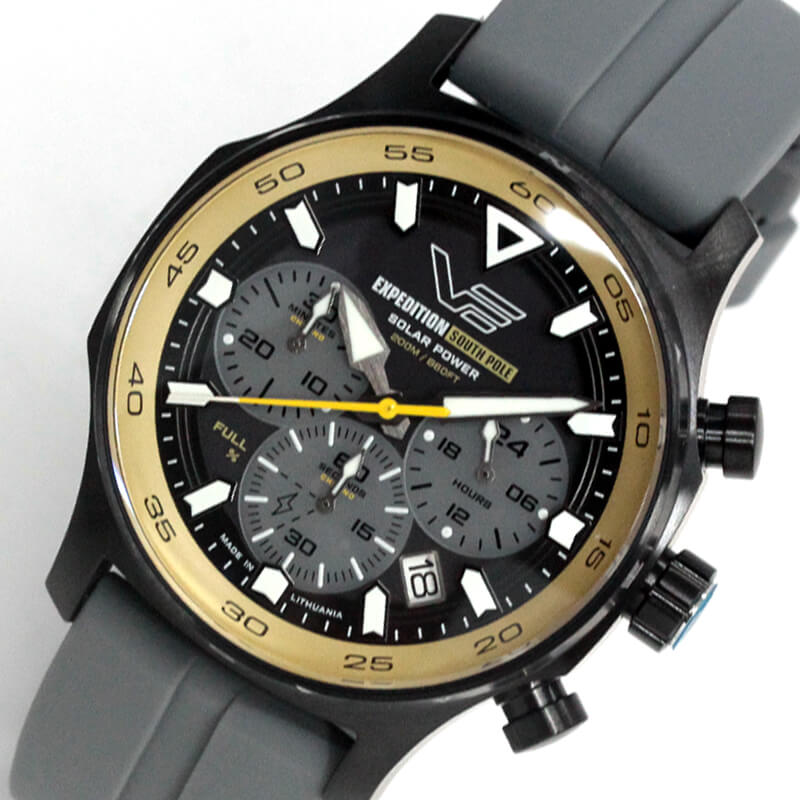VOSTOK EUROPE（ボストーク ヨーロッパ）/Expedition South Pole/ ソーラーパワー クオーツクロノグラフ / VR42-592C763/腕時計