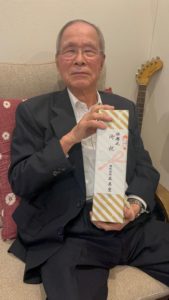 正美堂時計店の会長の卒寿祝