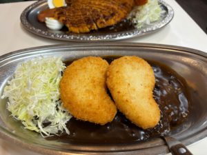 ゴーゴーカレーのクリームコロッケ追加