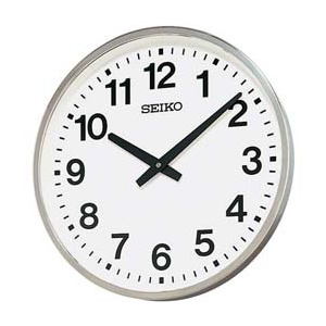 SEIKO セイコー 屋外用防雨型掛け時計【グリーン購入法適応商品】【KH411S】