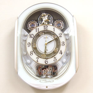 SEIKO セイコー 電波からくり掛け時計 ウェーブシンフォニー【RE565H】