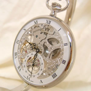 EPOS（エポス）スケルトン懐中時計　2121r/正美堂時計店