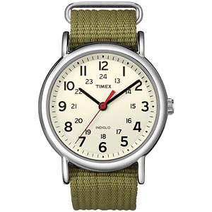 TIMEX(タイメックス)腕時計/ウィークエンダー セントラルパーク クリーム×オリーブ【T2N651】