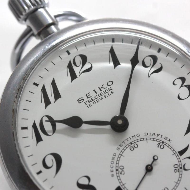 昭和45年の19セイコー鉄道時計/19seiko-1242 – 正美堂時計店