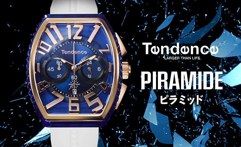 Tendence(テンデンス）PIRAMIDE(ピラミッド) 45.5mm 腕時計 TY860001 ...