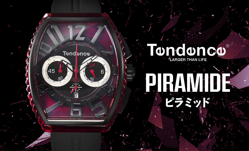 Tendence(テンデンス）PIRAMIDE(ピラミッド) 45.5mm 腕時計 TY860002