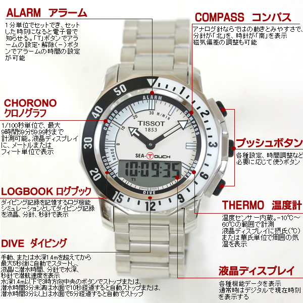 ティソ/TISSOT/シータッチ/SEA-TOUCH/T026.420.11.031.00入荷致しまし 