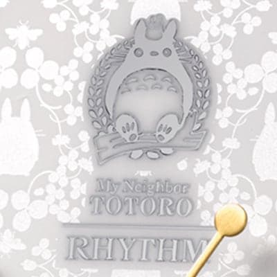 Rhythm リズム となりのトトロ キャラクター 電波 掛け時計 トトロm534 8my534mn06