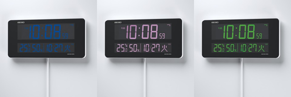 SEIKO セイコー デジタル 電波 掛け置き兼用時計 シリーズC3 DL208W